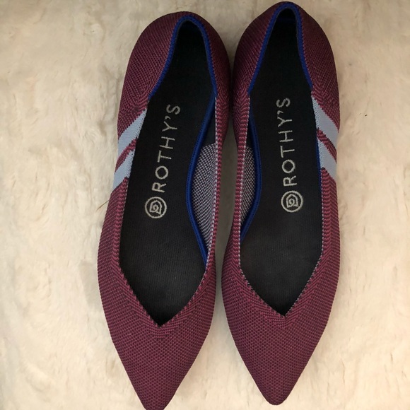 Rothy's Shoes - Rothy’s magenta stripe points